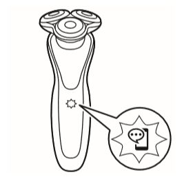 Philips Shaver notification symbol