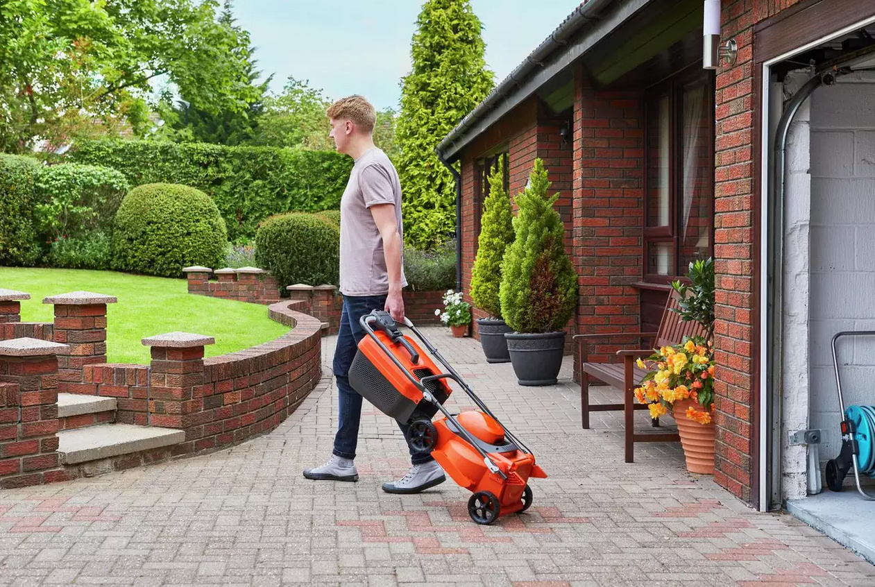 Argos cordless lawn discount mower