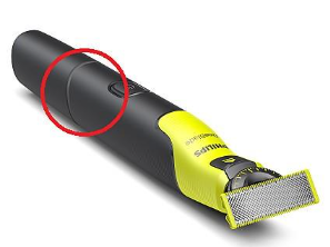 Philips OneBlade Model with a light ring to indicate charging