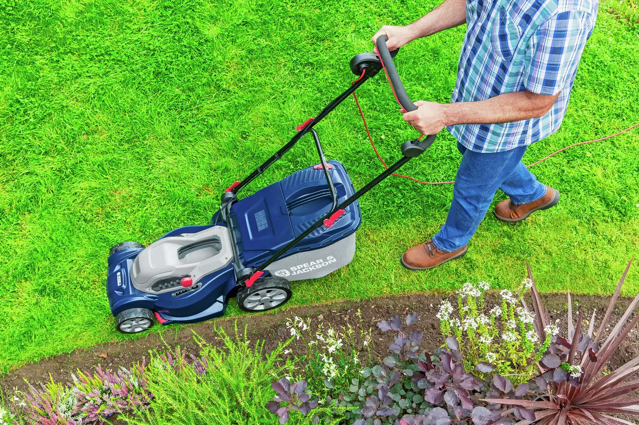 Argos battery lawn discount mowers